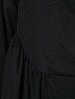 Thumbnail for your product : Yves Saint Laurent Pre-Owned Gathered Ruffled Midi Coat