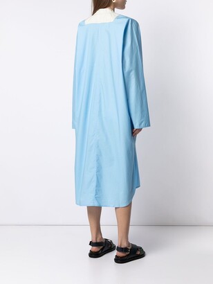 Sofie D'hoore Contrasting Panel Midi Shirt-Dress