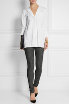 Thumbnail for your product : Donna Karan Oversized stretch cotton-blend shirt