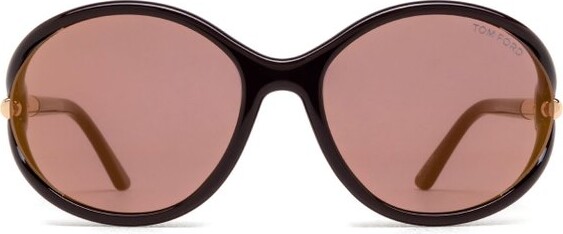 Tom Ford Eyewear Melody Round-Frame Sunglasses