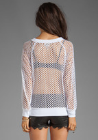 Thumbnail for your product : Milly Honeycomb Mesh Sweatshirt