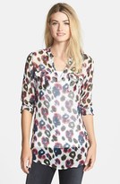 Thumbnail for your product : Vince Camuto 'Urban Animal' Split Neck Tunic