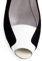 Thumbnail for your product : Aquatalia by Marvin K Maureen Suede Demi-Wedge Pumps