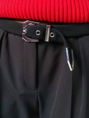 Versus high-waist belt trousers