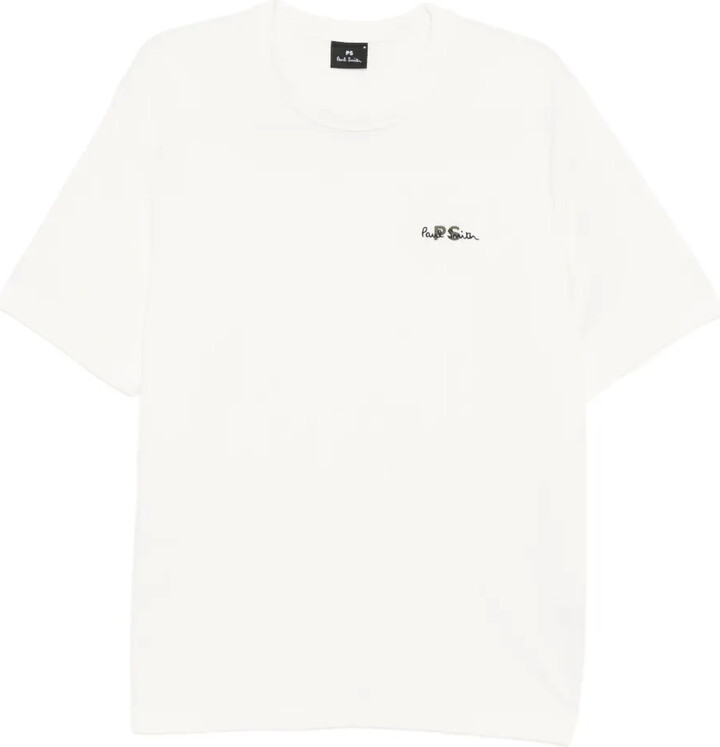 Paul Smith logo-embroidered T-shirt