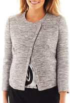 Thumbnail for your product : Liz Claiborne Long-Sleeve Asymmetrical Jacket - Tall