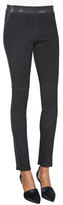 Thumbnail for your product : Richard Chai Andrew Marc x Perforated Suede and Leather Leggings