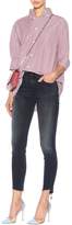 Thumbnail for your product : Mother Stunner Zip Ankle Step Fray jeans