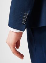 Thumbnail for your product : Topman Blue Twill Ultra Skinny Fit Suit Jacket