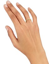 Thumbnail for your product : Maria Canale Flapper 18K Yellow Gold & Round Diamond Ball Chain Ring