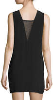 Thumbnail for your product : IRO Maelie Sleeveless Lace-Trim Mini Dress, Black