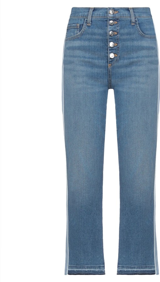 Veronica Beard Denim Pants Blue - ShopStyle Jeans