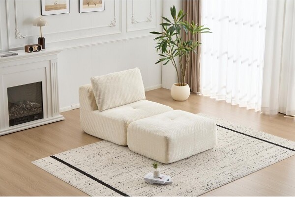 AENKYOOversizedAccentChairwithStorageOttoman-CorduroySingleSofa&FootstoolSetDeepSeatLoungeChairforLivingRoom&Bedroom