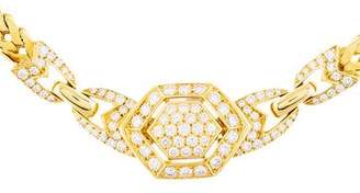 Cartier Diamond Wheat Link Choker Necklace