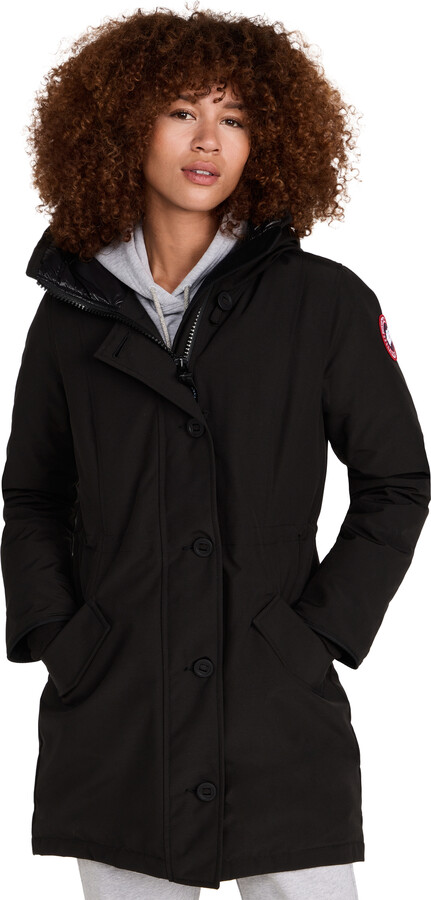 Canada Goose Women's Black Raincoats & Trench Coats | ShopStyle