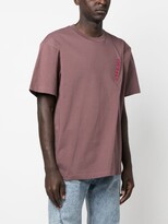 Thumbnail for your product : Y/Project logo-embroidered organic cotton T-shirt