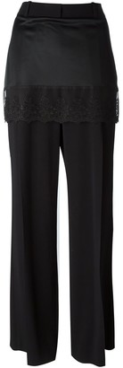 Givenchy Lace Trim Skirt Trousers
