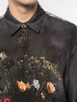 Thumbnail for your product : Burberry dual-pattern button down shirt