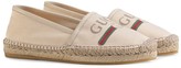 Thumbnail for your product : Gucci logo canvas espadrilles