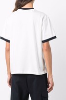 Thumbnail for your product : Sunnei slogan-print cotton T-shirt
