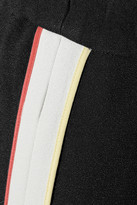 Thumbnail for your product : Fendi Striped crepe track pants