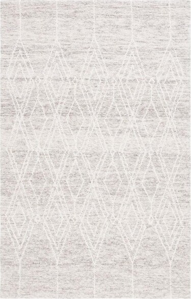 Safavieh EbonyEBN357HandTuftedAccentRug-Grey/Ivory-3'x5'