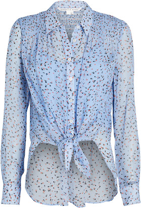 Blue Button Down Shirt Women - ShopStyle