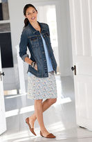 Thumbnail for your product : J. Jill Live-in chino print skirt