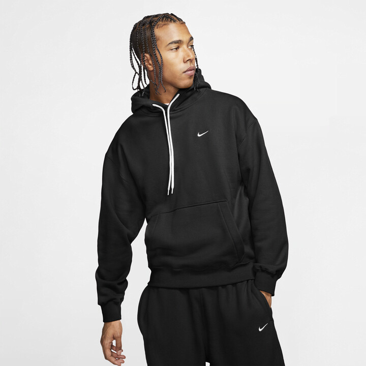 Nike Swoosh hoodie in black - ShopStyle