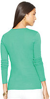 Thumbnail for your product : Lauren Ralph Lauren Button-Shoulder Shirt