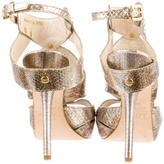 Thumbnail for your product : Christian Dior Snakeskin Sandals