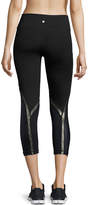 Thumbnail for your product : Vimmia Chance Coated-Panel Capri Performance Leggings, Navy