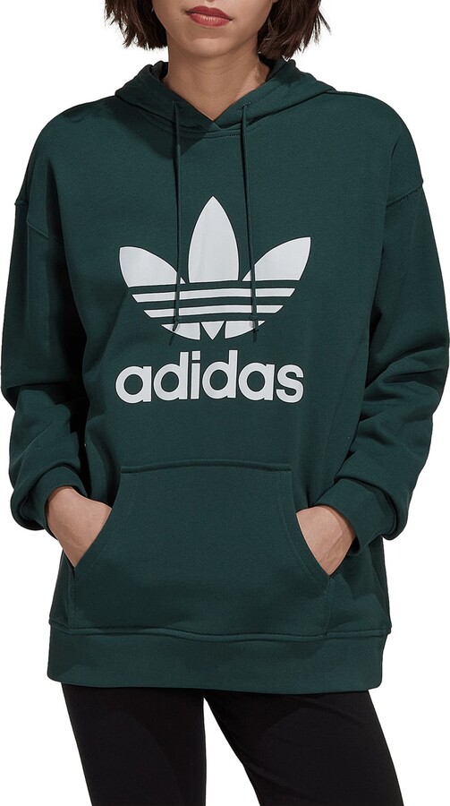 adidas Adicolor Trefoil French Terry Hoodie ShopStyle