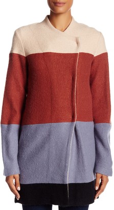 Cullen Wool Blend Colorblock Coat