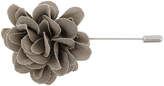 Thumbnail for your product : Lanvin textured flower brooch
