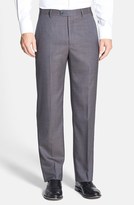 Thumbnail for your product : Zanella 'Todd' Flat Front Check Trousers
