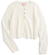 Thumbnail for your product : Ruby & Bloom Crystal Button Bolero Sweater