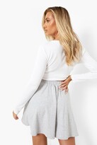 Thumbnail for your product : boohoo Jersey Skater Skirt