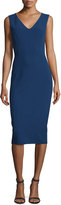 Thumbnail for your product : Michael Kors Sleeveless V-Neck Sheath Dress, Sapphire