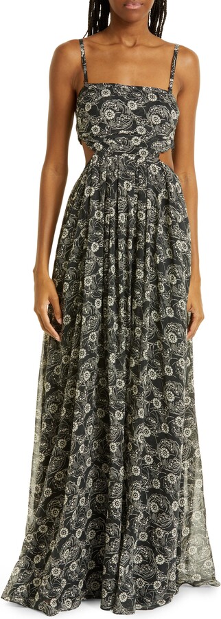 Monarch Fleur Cutout Maxi Dress