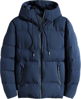 VESNIBA Mens Puffer Jacket Waterproof Mens Thin Waterproof Jacket Men's