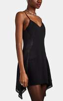 Thumbnail for your product : Alexander Wang Women's Lace- & Satin-Trimmed Stretch-Crepe Minidress - Black