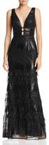 Thumbnail for your product : Avery G Plunging Embellished Gown