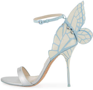 Sophia Webster Chiara Butterfly Wing Bridal Sandals, Ice