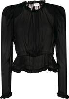 Thumbnail for your product : Magda Butrym loose frilled blouse