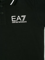 Thumbnail for your product : Ea7 Kids striped collar polo shirt