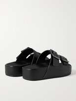 Thumbnail for your product : Balenciaga Mallorca Leather Platform Sandals