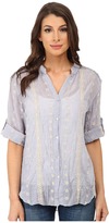 Thumbnail for your product : True Grit Dylan by Roll Sleeve Embroidered Shirt