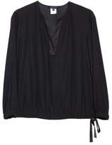 Thumbnail for your product : Lafayette 148 New York Joan Tie Hem Silk Blouse