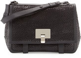 Thumbnail for your product : Proenza Schouler Courier Large Woven Shoulder Bag, Black